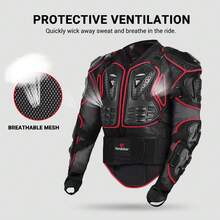 1pc Motorcycle Armor Anti Fall Motorcycle Protective Gear Rider Elbow And Back Protection Riding Protective Equipment Male And Female Universal Outdoor Sports Protective Gear Riding Essential Rider Gift - Multicolor - View 9