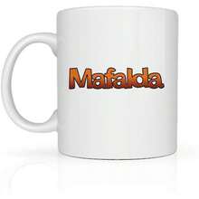 Taza MAFALDA 3 Mafaldas Juntas Cermica para Caf o T 11oz 330ml, Coffee Tea Mug MAFALDA, No se despinta, Perfecta para la Oficina o Regalo - Blanco - Ver 2