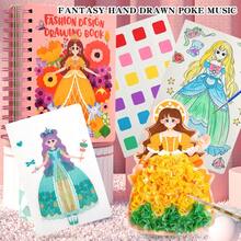 1 Set Perlengkapan Berdandan Putri DIY 3-in-1, Permainan Berdandan Kreatif, Seni Tusuk dan Mainan Stiker yang Menyenangkan, Hadiah Ulang Tahun Sempurna untuk Anak Perempuan - MultiWarna - View 2