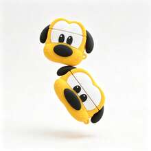 1個可愛小狗3D造型耳機保護套 適用於Apple Airpods4 Pro3/Pro2 第2代第3代 新款矽膠軟殼耳機保護殼 - 彩色 - 查看 4