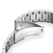 Stainless Steel Watch Band Compatible With Samsung Galaxy Watch 8/8 Classic 46mm 40 44mm Metal Bracelet Strap, Compatible With Samsung Ultra 2 Watch Band. - Black - View 6