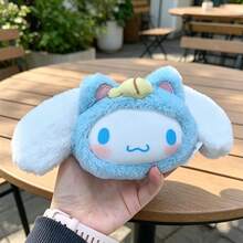 Miniso Kotak Kemasan Silikon Earphone Seri Kucing Lucu Karakter Sanrio, Desain Kostum Kucing yang Menggemaskan, Praktis untuk Menyimpan Earphone dan Menggantung di Tas, Koleksi Praktis untuk Penggemar Sanrio (Pengiriman 1 Buah Secara Acak) - MultiWarna - View 6