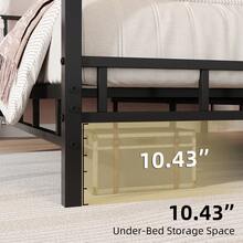 HOMBCK Metal Canopy Bed Frame, Queen Bed Frame With Metal Slats Support,Mattress Foundation, No Box Spring Needed, Easy Assembly, Bedroom Deccor, Christmas Decorations, Bedroom Furniture, Full/ Queen, Black - 黑色 - 查看 5