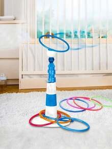 30pcs/10pcs/2pcs Juego de Lanzamiento de Aros de Plástico Multicolor, Aros de Carnaval, Para Juegos de Práctica de Velocidad y Agilidad, Juegos de Jardín y Patio al Aire Libre, Juegos de Despedida de Soltera, Regalos de Fiesta de Cumpleaños y Vacaciones de Carnaval, Accesorios de Fiesta de Festival de Playa y Césped (Colores Aleatorios) - Multicolor - Ver 5