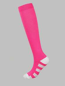3 Pairs/1 Pair Minimalist Breathable Professional Solid Color Sports Compression Socks Suitable For Running, Cycling, Outdoor Hiking - Multicolor - View 10