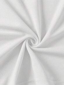 Camiseta para hombre con estampado de personaje divertido de estilo minimalista, negra, corte holgado, cuello redondo, manga corta, transpirable, ropa casual de calle, ropa masculina a la mo - Blanco - Ver 5