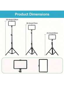 6-Inch Selfie Ring Light Stand Kit, Suitable For Live Streaming And Video, Great Gift For Birthday/Valentine's Day/Easter, For Him/Her - Black - View 6