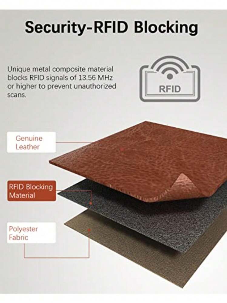 BOSTANTEN Women's Leather Wallet With RFID Blocking, Small Foldable Zippered Card Pocket With ID Window - 3-a-brown-oil Wax - View 6