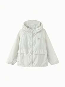 mini bala Chaqueta de Protección Solar UPF50+ a Juego para la Familia, Abrigo Ligero con Protección UV - caqui claro - Ver 4