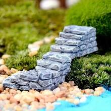 4pcs Miniature Resin Stone Stairs, Mini Fairy Garden Decor Stone Sculpture, Micro Landscape Bonsai Path Stairs, Suitable For DIY Micro Landscape, Gardening Decoration Ornaments And Fairy Garden Decor, Dollhouse Yard Pathway, Resin Craft - A - View 10