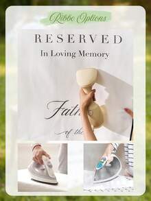 Personalized Wedding Chair Signs, Reserved Banners For Loved Ones, Memorial Signs, Ceremony Tribute, Wedding Aisle Decor, Rustic Style Decor - Multicolor - View 6