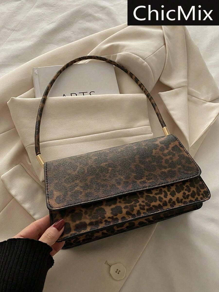 White Baguette Shoulder Bag With Wavy Flap, Women's Faux Leather Casual Handbag, Elegant Bag For Everyday Outings And Special Occasions, Summer Fashion - 熒光色 - 查看 1