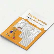 Colección de Cuadernos de Trabajo Digitales, Incluye Ejercicios de Trazado de Números, Escritura Matemática y Dibujo, Páginas de Práctica de Números Divertidas y Claramente Estructuradas, Diseño Claro, Ilustraciones Lindas, Ideal para la Práctica Diaria, Mejorar la Concentración y Potenciar las Habilidades. - Cuaderno de ejercicios de números - Ver 7