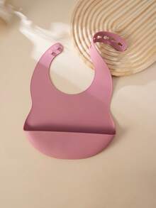 1 pièce Bavoir de nourrissage en silicone personnalisé avec nom & motif, bavoir réglable, impression à la demande, accessoire de vaisselle pour bébé - Multicolore - Voir 13