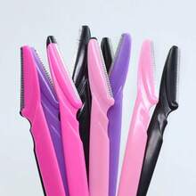 30/12/1pc Eyebrow And Facial Razor, Suitable For Eyebrows, Lips, Chin, Peach Fuzz Hair Removal, Essential Hairdressing Product And Accessory For Hair Salon, Beauty Shop And Travel, Women's Beauty Tool, Makeup Tool, Gift - Multiple Styles - View 6