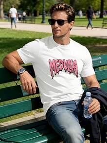 Men T-Shirts - 白色 - 查看 2