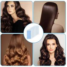 120pcs Hair Extension Tape Strips, Double-Sided, Pre-Cut, Waterproof Sweat Resistant, Invisible Adhesive For Toupees And Wigs - View 6