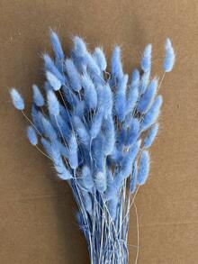 30/60/120/180/240 Pcs 16.5 Inch Artificial Rabbit Tail Grass, Artificial Rabbit Tail Grass Stems For Home Decor, Suitable For Bohemian Style Floral Arrangements, DIY Crafts, Home Kitchen Decor, Wedding Decor, Christmas Decor, Christmas Thanksgiving Decor, DIY Wreath Decor - Light Blue Rabbit Tail Grass - View 3