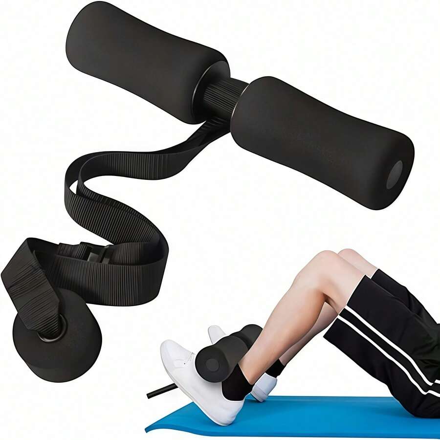 1pc Abdominal Trainer Sit-Up Assistant, Home Fitness Ab Roller Exercise Equipment, Yoga Fitness Supplies, Nordic Leg Curl Strap, Sit-Up Assistant Strap, Squat Adjustable Tendon Curl, Ab Workout Home Gym Fitness - Multicolor - View 1