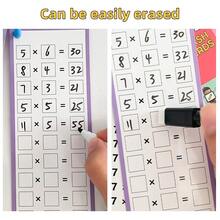 15 Cards Dry Erase Math Multiplication Cards, Double Sided 0-12 Multiplication Table Math Operation Cards, Student Education Supplies, Math Learning Tools For Kids, Home School Teaching Aids, Teacher Supplies - Multicolor - View 10