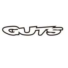 1pc GUTS Minimalist Logo Car Sticker Laptop Sticker Truck Off-Road Vehicle Door Rear Window Personalized Decoration Car Decal Motorcycle Bicycle Sticker Bumper Sticker - A - View 8