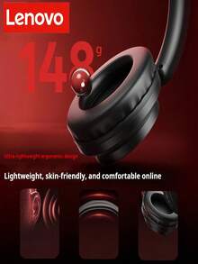 Lenovo EH140 無線藍牙電競耳機 1入，2026升級低延遲遊戲調音，長距離穩定無線連接，40MM大音訊單元強勁低音，隔音入耳式耳機，適合手機遊戲、音樂播放與日常線上通話 - 彩色 - 查看 10