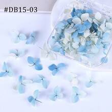 1 Kotak Bunga Hydrangea Kering untuk Kuku, Stiker Kuku, Kerajinan Tangan dalam Kotak, Stiker Bunga Kering Kecil Berwarna-warni, Desain Buatan Tangan DIY, Cocok untuk Dekorasi Liontin dan Mempercantik Benda - A - View 11