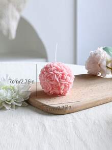 Ins Style Pink Rose Scented Handmade Candle, Romantic Vintage Design Smokeless Soy Wax, Suitable For Atmosphere Photography Props, Christmas Gift, Date Dinner, Home Tabletop Decor, Opening Ceremony Favor - Pink Series - View 13