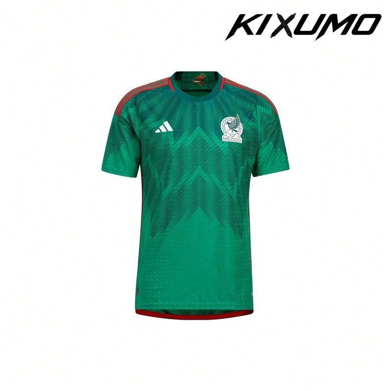 Adidas Mexico 22 Home Authentic Jersey Vivid Green/Collegiate Green Streetwear Men - Multicolor - View 1