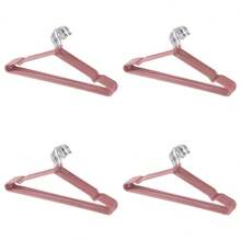 10/20/40/60/100pcs Set Non-Slip Coated Hangers, Luxurious Morandi Color, Home Clothes Rack - Dusty Pink - View 22