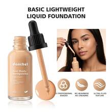 danche Self-Adapting Color Changing Foundation, Lightweight Breathable Texture No Caking Or Patchy Finish, Natural Velvet Matte Skin-Like Effect, Buildable Coverage Conceals Skin Imperfections, Stable Long Wear Makeup No Oxidation - Multicolor - View 2