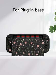 New Switch2 (2025) Game Console Accessories, French Floral Leaf Pattern Switch Protective Case, Compatible With Switch2/Switch NS/Switch OLED/Lite, Suitable For Switch2/Switch Game Console Accessories, Full Set, Storage Bag, Card Slot Dock, Switch Protective Case, Best Gift For Switch Players - Multicolor - View 13