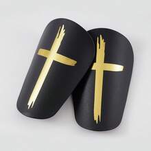 Golden Cross-Football Training Accessory Set, Long Striped Socks + Printed Pads Combination, Lightweight Outdoor Sports Accessories, Suitable For Field Training Activities - Golden Cross - View 4