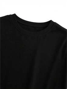 Men's Short Sleeve T-Shirt, Versatile For Everyday Use, Quick Drying, Lightweight And Breathable, Sizes [S-XXXL] - 黑色 - 查看 4