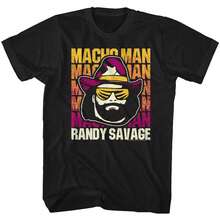 Macho Man Randy Black T-Shirt - Black - View 1