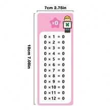 15 Cards Dry Erase Math Multiplication Cards, Double Sided 0-12 Multiplication Table Math Operation Cards, Student Education Supplies, Math Learning Tools For Kids, Home School Teaching Aids, Teacher Supplies - Multicolor - View 4