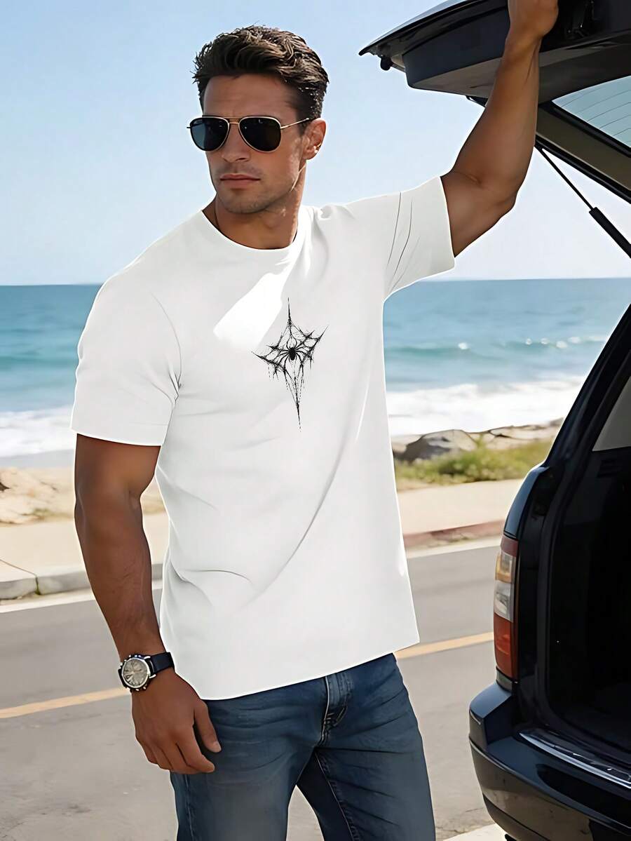 Men T-Shirts - White - View 1