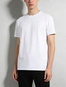 Sweet Life, camiseta de moda para hombre con estampado de doble cara de estilo italiano, adecuada para uso diario casual en casa o para actividades de fitness al aire libre, un top de estilo - Blanco - Ver 2