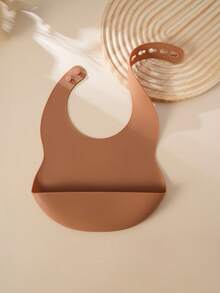1 pièce Bavoir de nourrissage en silicone personnalisé avec nom & motif, bavoir réglable, impression à la demande, accessoire de vaisselle pour bébé - Multicolore - Voir 21
