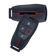 保護鑰匙圈鑰匙套 適用於 Baic X55 X35 X75 Ii 5 北京 Bj40 Bj80 U7 X7 汽車配件 矽膠鑰匙保護套 - black - 查看 4