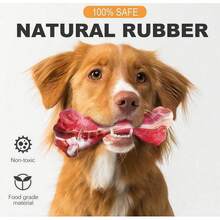 1PC New Dog Interactive Toy Pet Chew Dog Bite Simulation Rubber Toy Teething Rubber Bone Toy - Multicolor - View 6