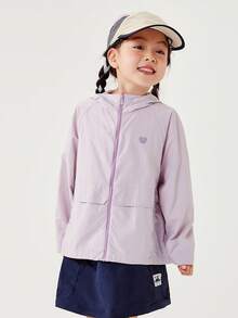 mini bala Chaqueta de Protección Solar UPF50+ a Juego para la Familia, Abrigo Ligero con Protección UV - violeta - Ver 2