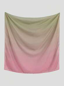 1pc Women's Tie Dye Gradient Color Square Scarf, Fashion Solid Color Headscarf & Neckerchief - Multicolor Gradient Headband - View 19