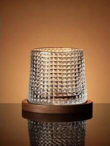 1pc High Quality Rotating Crystal Glass Whiskey Cup, 280ml Capacity, Heat Resistant, Creative European Design - Multicolor - View 14