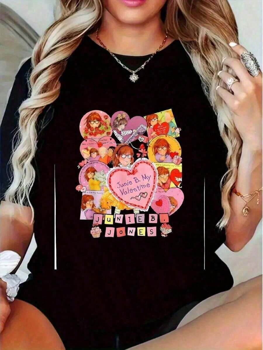 Women T-Shirts - 黑色 5 - 查看 1