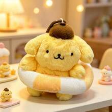 Miniso Sanrio 角色 Let's Go 系列香氛毛絨吊飾盲盒 - Pompompurin，超柔軟毛絨，經典黃色與棕色，圓潤可愛設計，生日/節日禮物首選，粉絲必備 (1件隨機發貨) - 彩色 - 查看 5