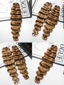 Y WIGS #27/30/613 18英吋 55g 鬆散深波浪鉤編人髮 Miracle Knots 輕量 100% 原生人髮接髮，適合假期使用 - 彩色 - 查看 8