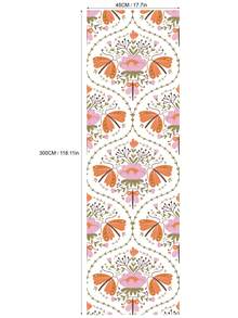 ihomeli Whimsical Floral And Butterfly Removable Peel And Stick Wallpaper For Living Room Bedroom Decor - Multicolor - View 14