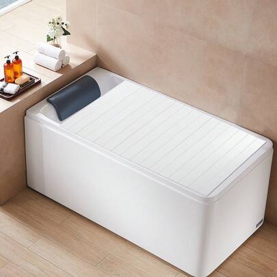SanBouSi 1PCS Bathtub Board Bathroom Shelf Dustproof Waterproof Foldable Bathtub Cover