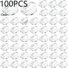 5/10/20/50/100pcs Transparent Table Card Holders, Mini Base Game Board Card Holders Cardboard Clips, Suitable For Wedding Party Number Display Stands - Transparent No. 2 - View 17